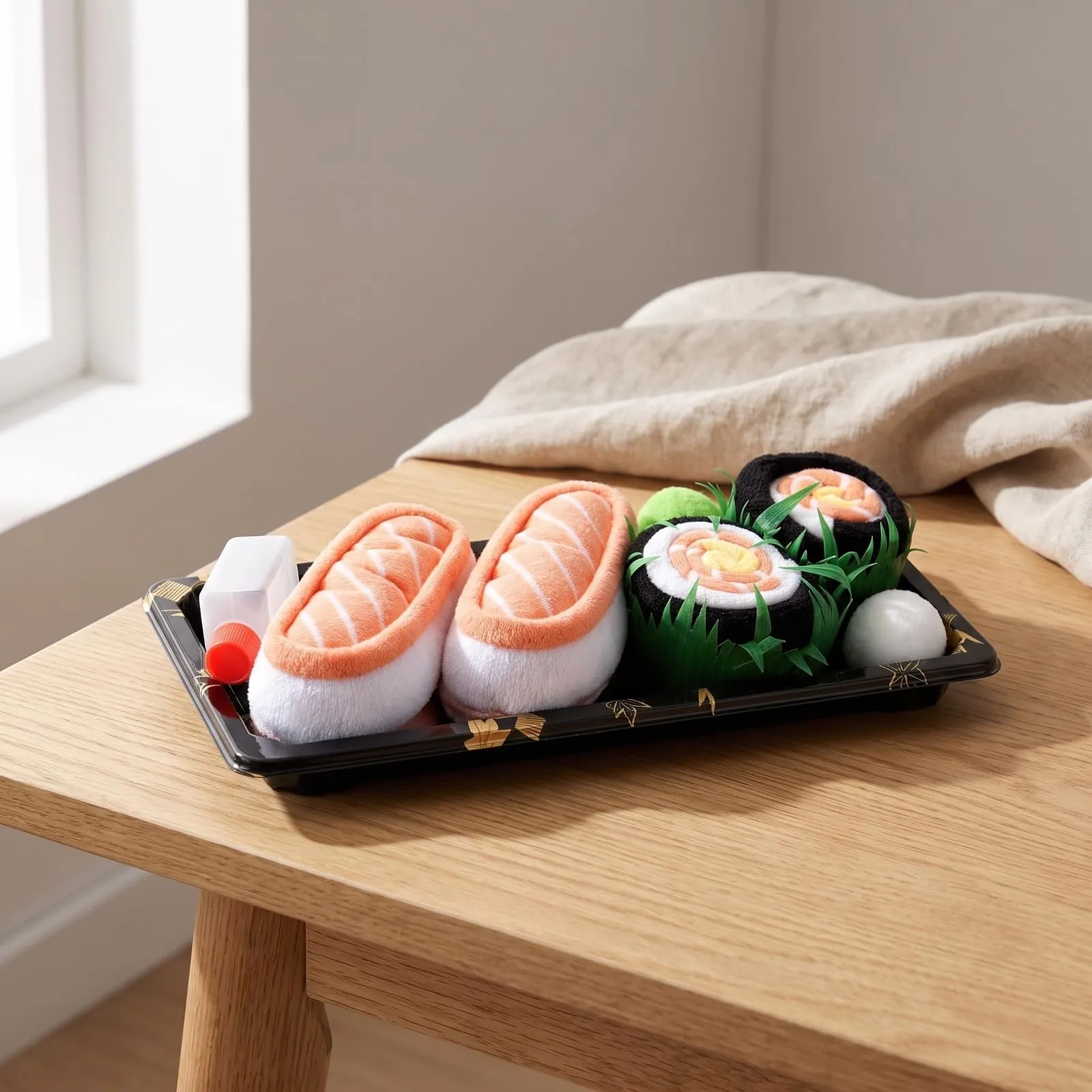 2 Paia di Calzini Divertenti a Forma di Sushi, Regali Creativi - immagine 8