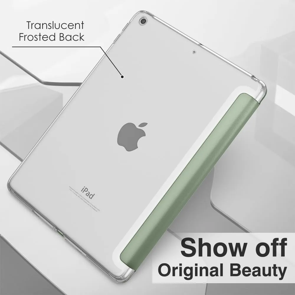 MoKo Cover per iPad 9a/8a/7a Gen 10,2" 2021/2020/2019, Verde Salvia - immagine 9