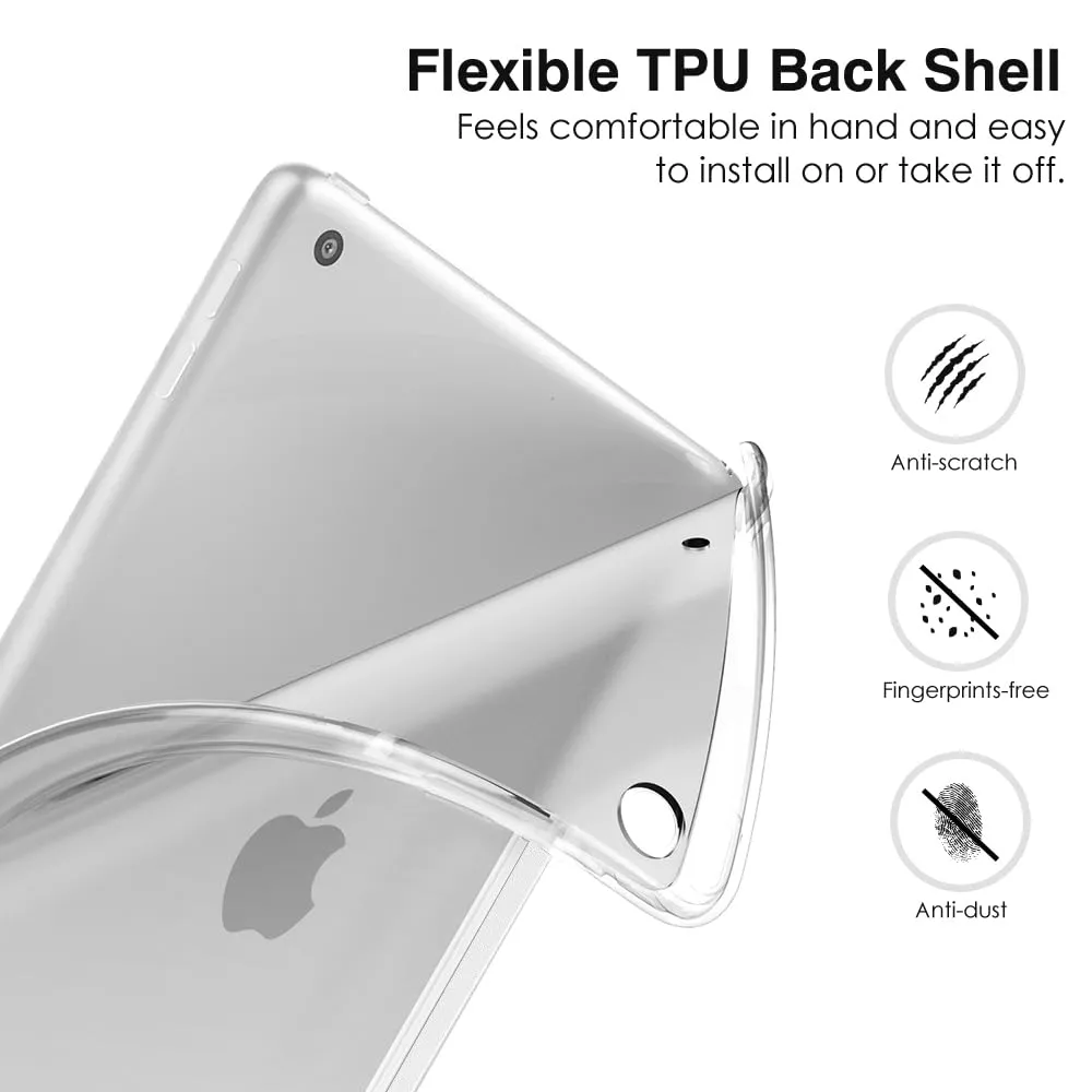 MoKo Cover per iPad 9a/8a/7a Gen 10,2" 2021/2020/2019, Viola Profondo - immagine 6