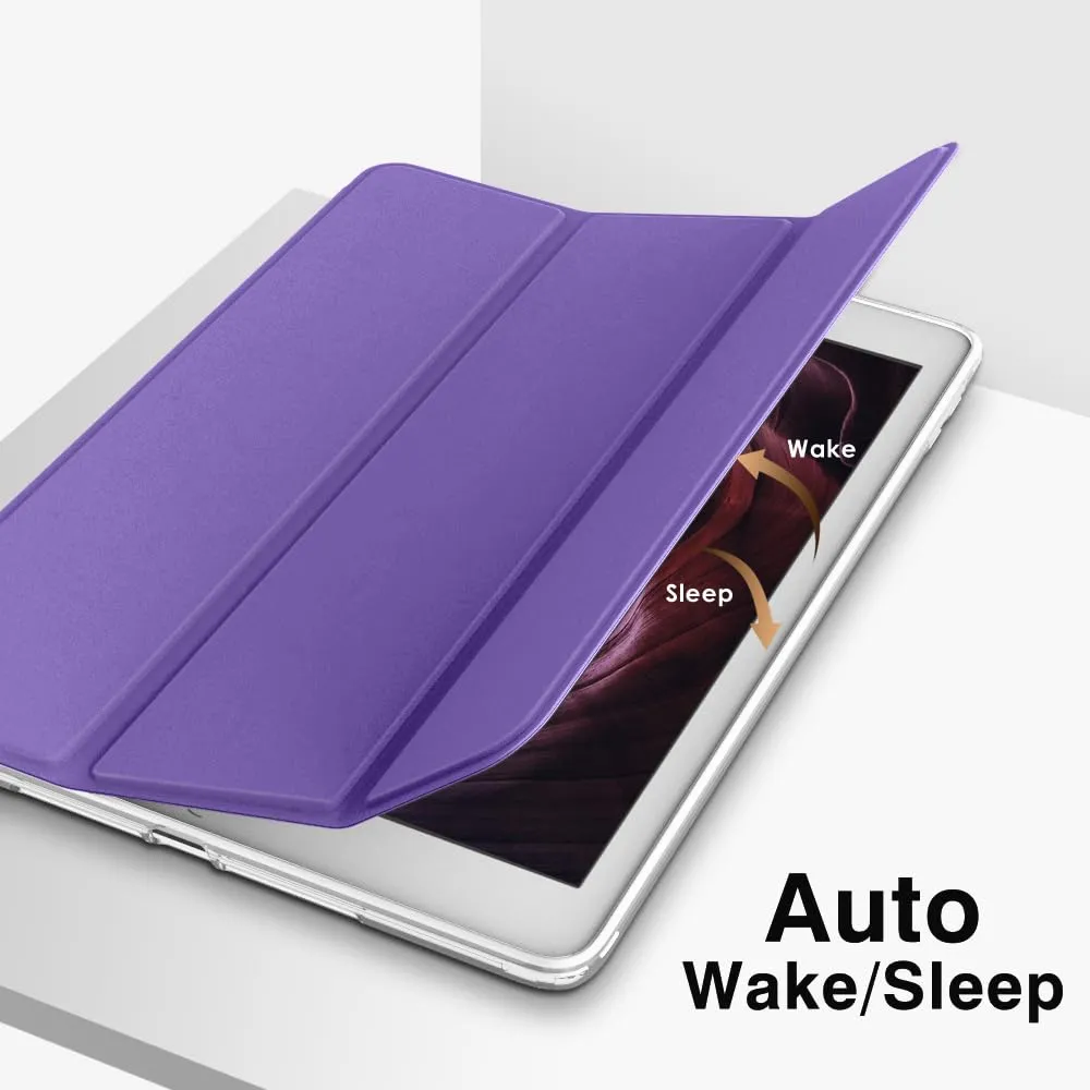 MoKo Cover per iPad 9a/8a/7a Gen 10,2" 2021/2020/2019, Viola Profondo - immagine 7
