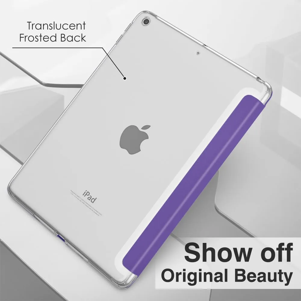 MoKo Cover per iPad 9a/8a/7a Gen 10,2" 2021/2020/2019, Viola Profondo - immagine 9