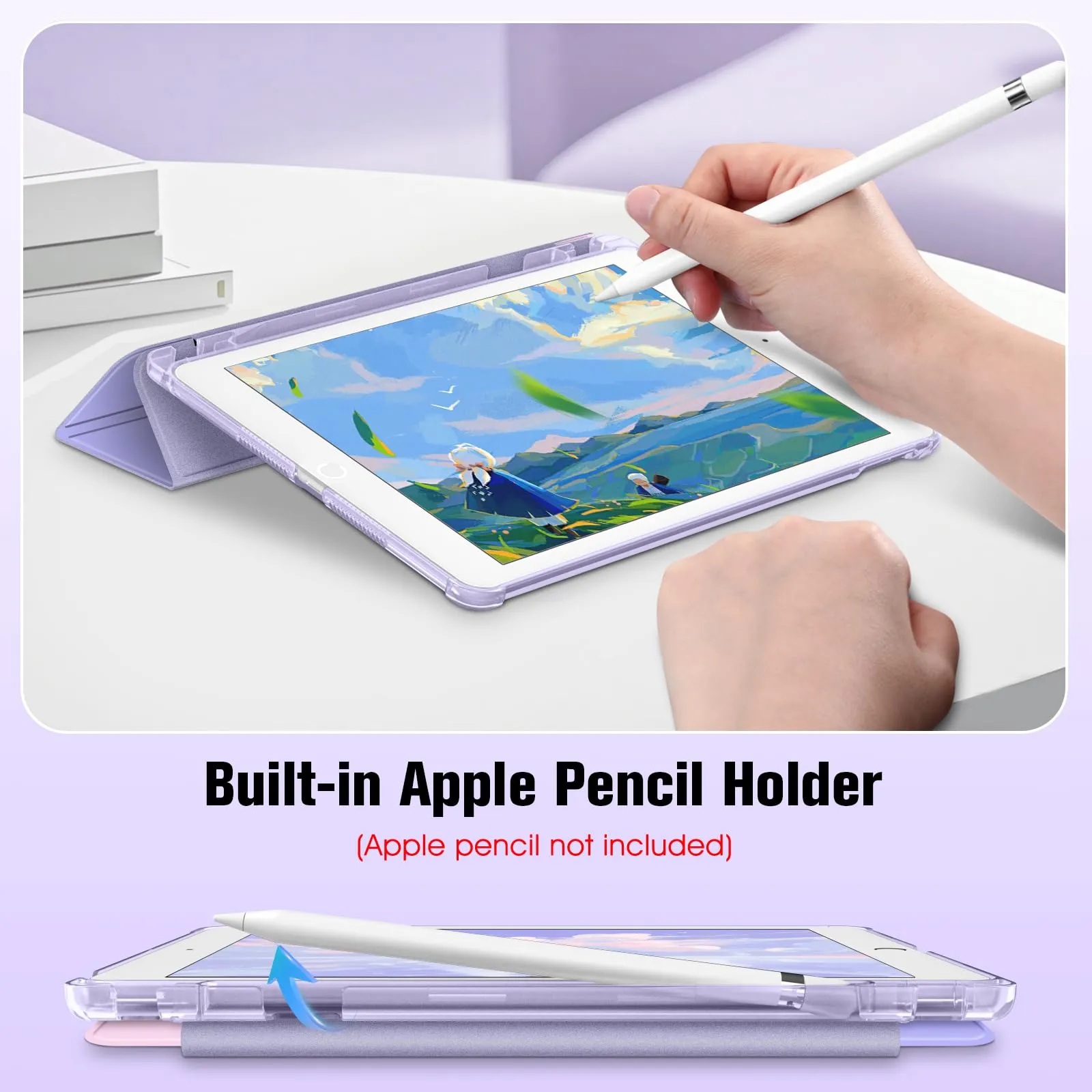 FINTIE Cover per iPad 9a/8a/7a Generazione 10,2 Pollici (2021/2020/2019) - immagine 5
