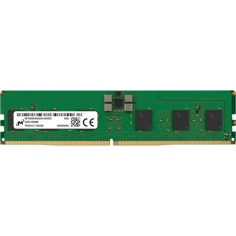 Memoria RAM Micron MTC10F1084S1RC56BR 16GB 1x16GB DDR5 5600MHz CL46 Registered ECC DIMM - immagine 1