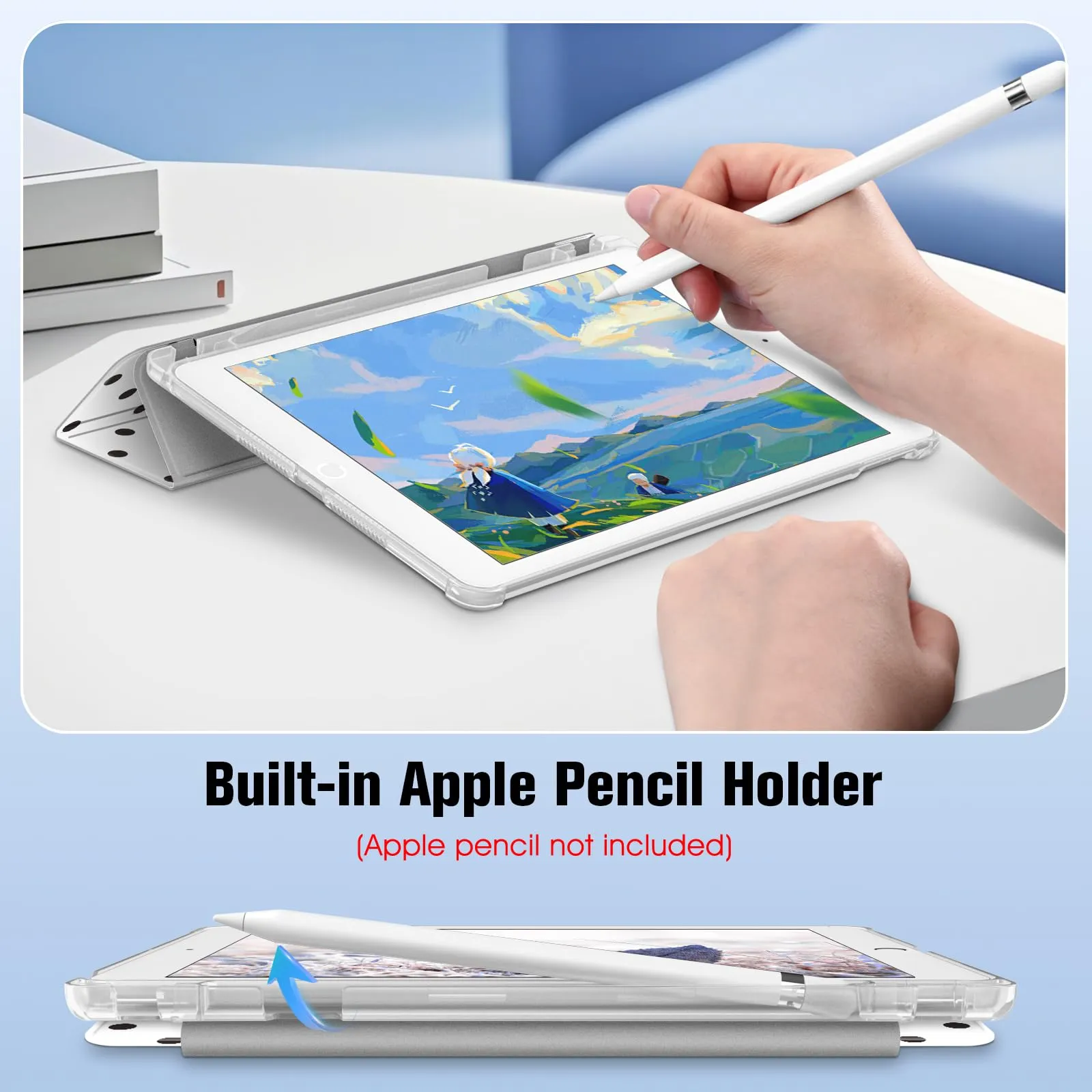 FINTIE Cover per iPad 9a/8a/7a Generazione 10,2 Pollici (2021/2020/2019) - immagine 5