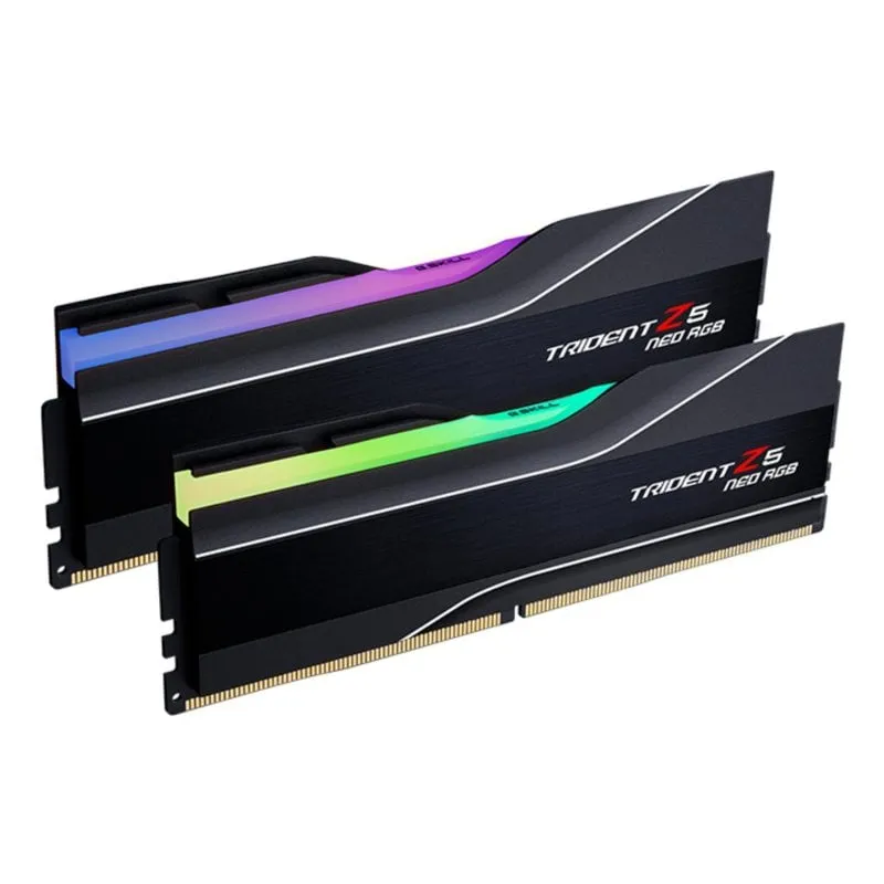 Memoria RAM G.Skill Trident Z5 Neo RGB F5-6000J2636H48GX2-TZ5NR 96GB 2x48GB DDR5 6000MHz CL26 AMD EXPO RGB Multicolore - immagine 1