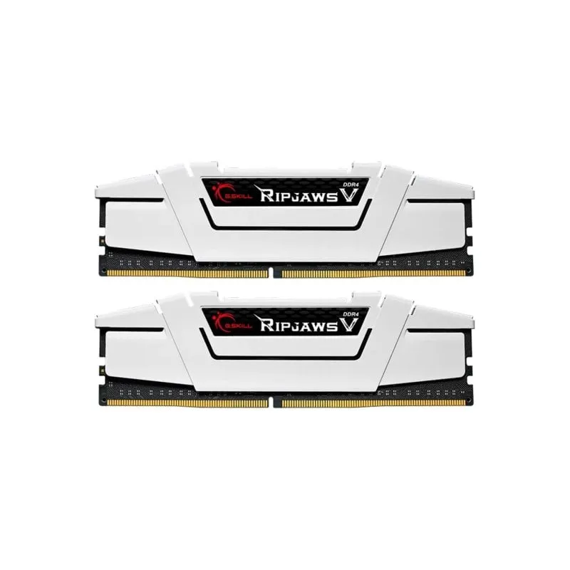 Memoria RAM G.Skill Ripjaws V F4-3600C18D-32GVW 32GB 2x16GB DDR4 3600MHz CL18 Intel XMP Bianco - immagine 1