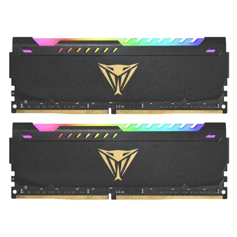 Memoria RAM Patriot Viper Steel RGB PVSR432G320C6K 32GB 2x16GB DDR4 3200MHz CL16 RGB Intel XMP - immagine 1
