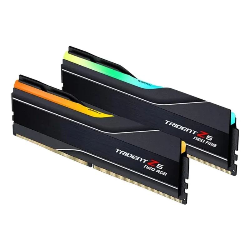 Memoria RAM G.Skill Trident Z5 RGB F5-8000J4048G24GX2-TZ5NR 48GB 2x24GB DDR5 8000MHz CL40 Intel XMP AMD EXPO RGB - immagine 1