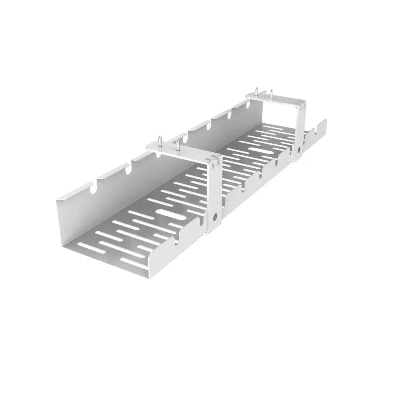 Organizzatore cavi Activejet CMP502 da scrivania 500 mm bianco in metallo - immagine 1