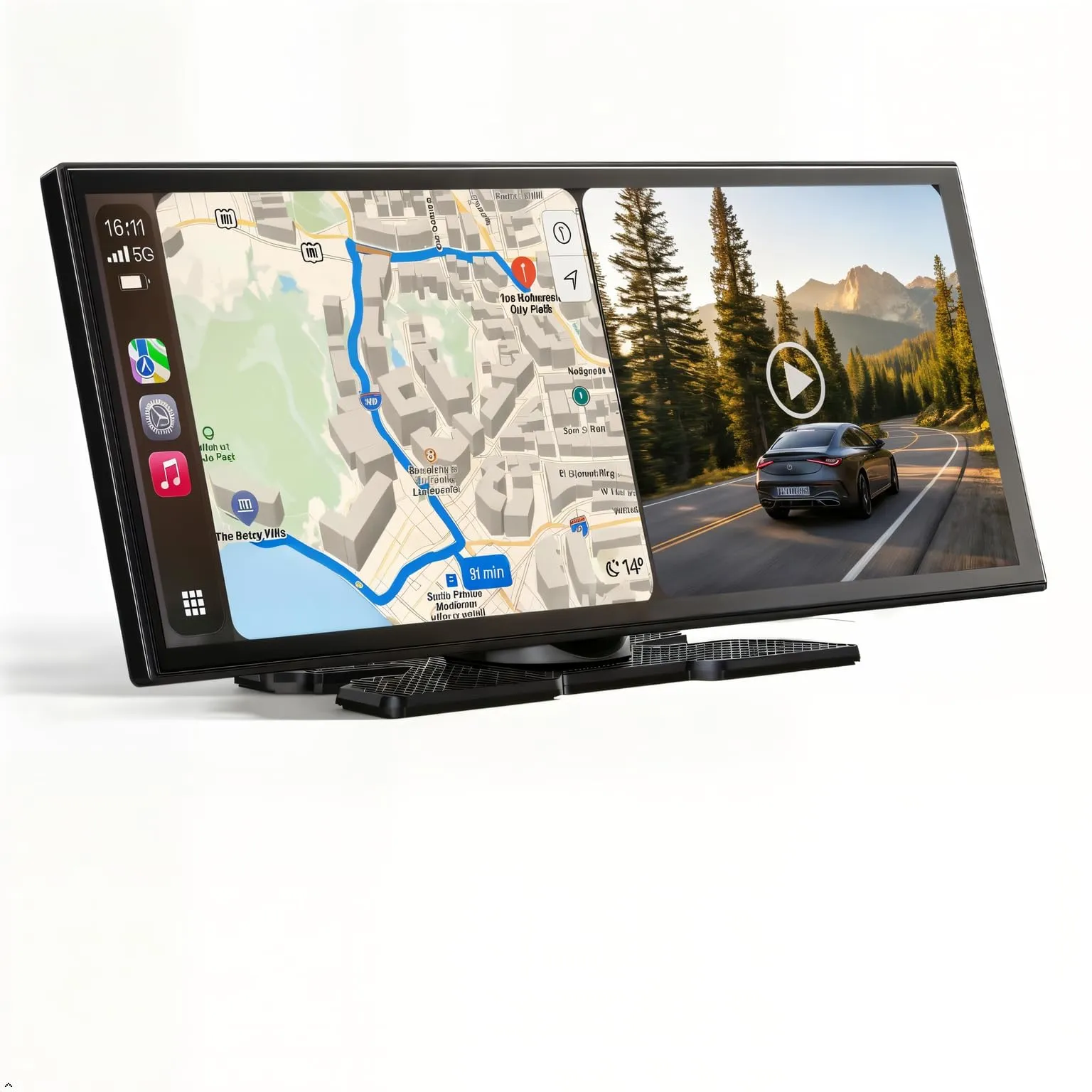 OTTOCAST ScreenFlow PRO Schermo per Auto 11,4 Pollici CarPlay Android Auto - immagine 1