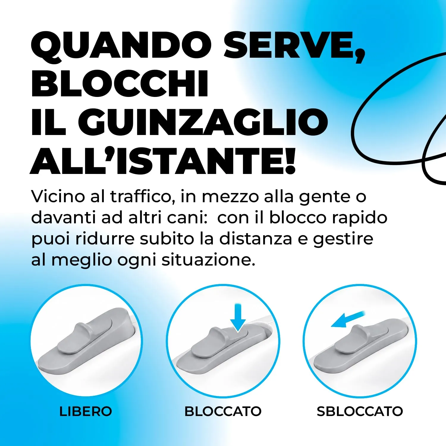 ErrecHome Walky Guinzaglio Allungabile fino a 5 m per Cani fino a 20 kg - immagine 5
