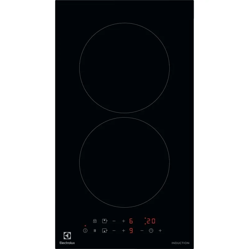 Piano cottura a induzione Electrolux Serie 300 LIT30231C 2 zone 29 cm vetro temperato nero integrato - immagine 1