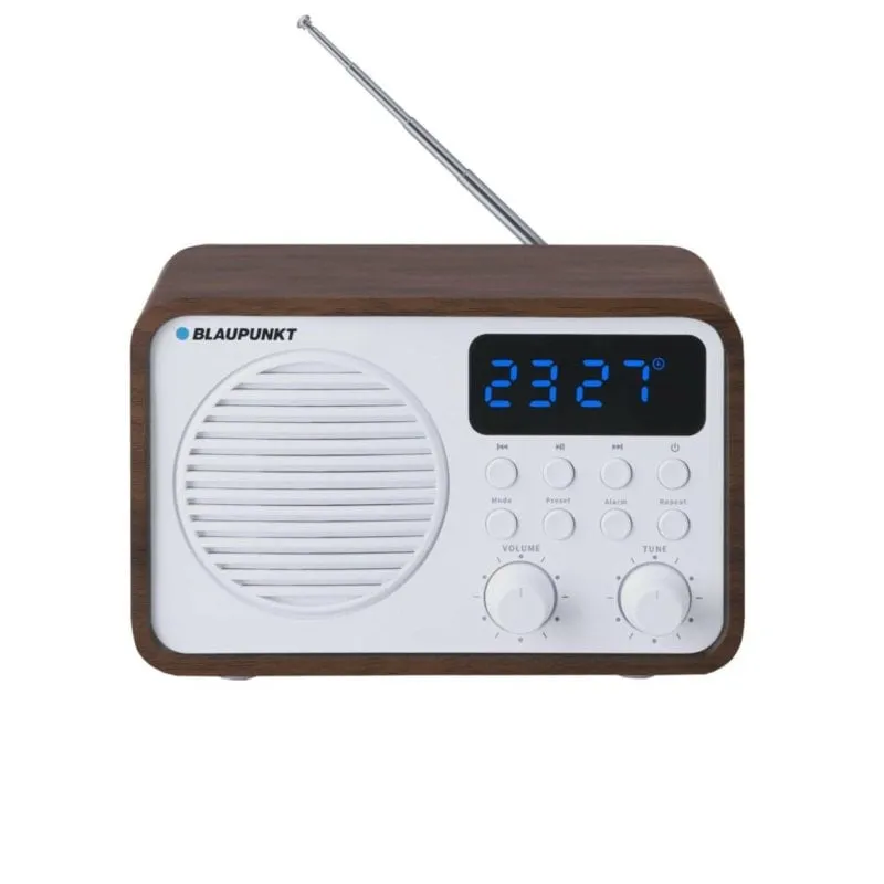 Radio portatile Blaupunkt PP7BT Bluetooth FM Legno/bianco 4 W USB Aux - immagine 1