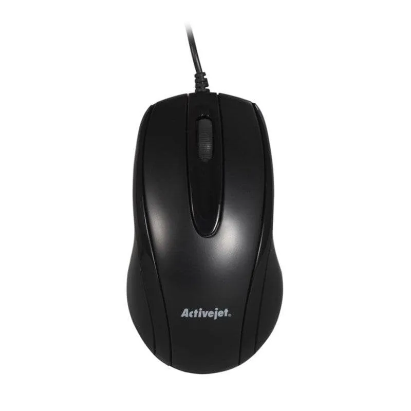 Ratón Activejet AMY-083 USB 1000DPI Nero Ambidestro Plug and Play - immagine 1