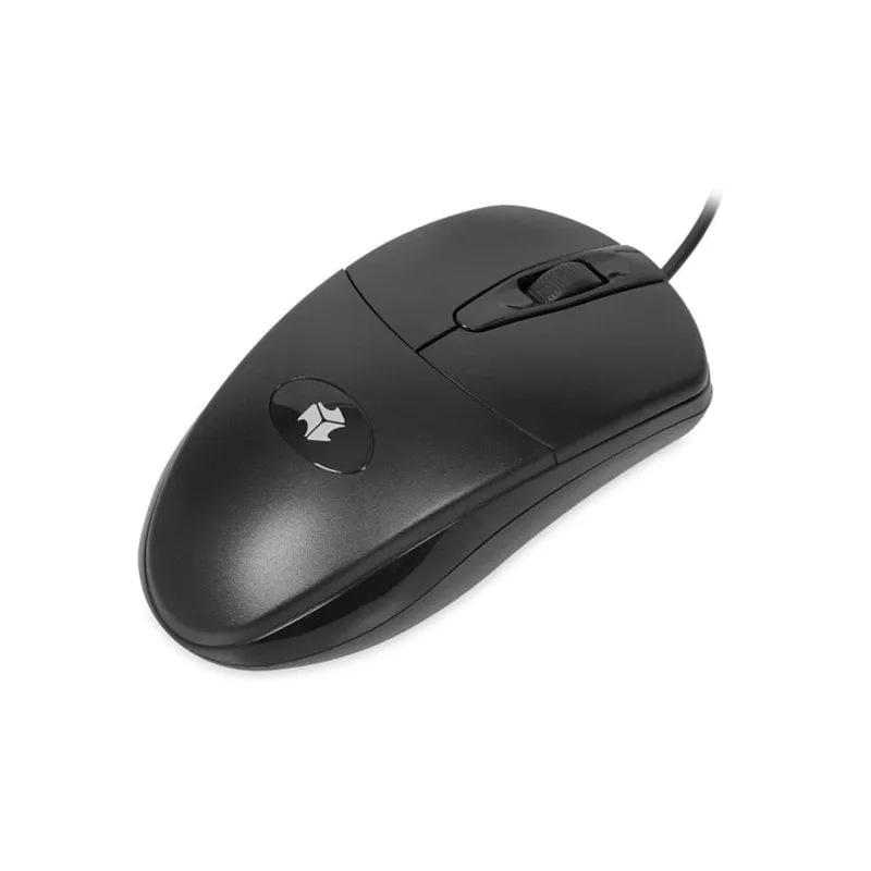 Mouse iBox IMOF010 USB 1600 DPI Nero Ambidestro Ergonomico Plug & Play - immagine 1