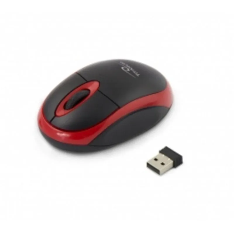 Mouse Esperanza Titanum Wireless RF 1000DPI Nero Rosso Ambidestro - immagine 1
