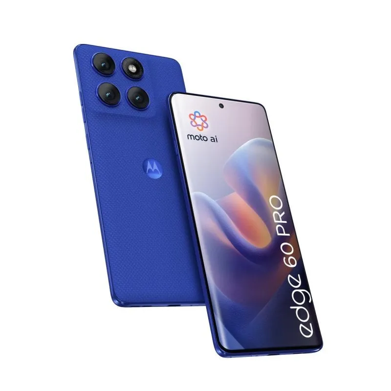Motorola Edge 60 Pro 12GB 512GB 6.67" P-OLED 5G Dual SIM Fotocamera 50MP Ricarica Rapida Android 15 Blu - immagine 1