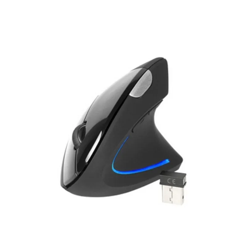 Mouse Tracer Flipper Wireless RF 1600 DPI Nero 6 Pulsanti Mano Destra - immagine 1