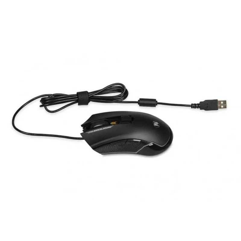Ratón iBox AURORA A-3 USB 6200 DPI Nero Illuminazione 6 Tasti Programmabili - immagine 1