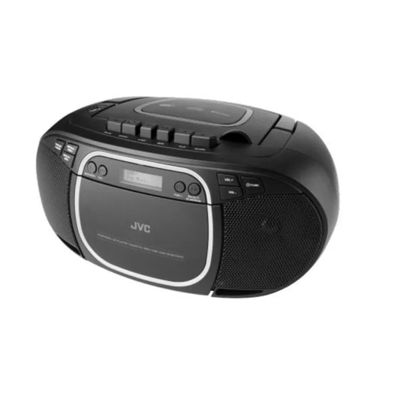 Lettore CD portatile JVC RC-E561B-DAB Bluetooth DAB+ Cassette 2x3W Nero - immagine 1