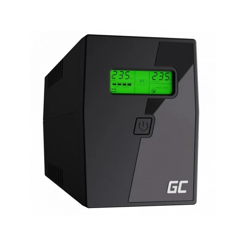 Sai Green Cell 800VA Batteria Piombo 10 Minuti Display LCD AVR USB - immagine 1