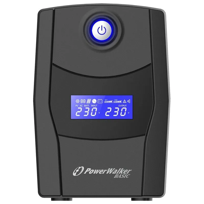 Sai PowerWalker 800VA Batteria Piombo 5 Minuti Display LCD USB - immagine 1