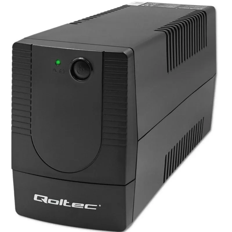 Sai Qoltec 850VA Batteria al Piombo Autonomia 14 Minuti AVR LED - immagine 1
