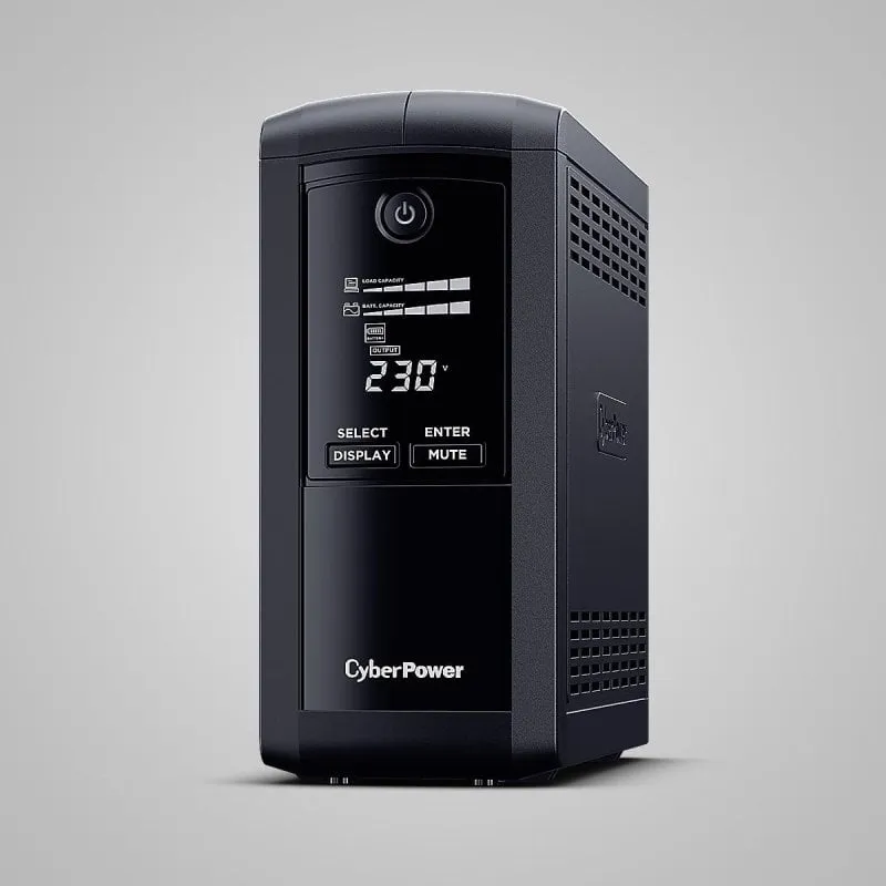 Sai CyberPower 700VA Batteria Piombo Acido 10 Minuti Display LCD Protezione AVR - immagine 1