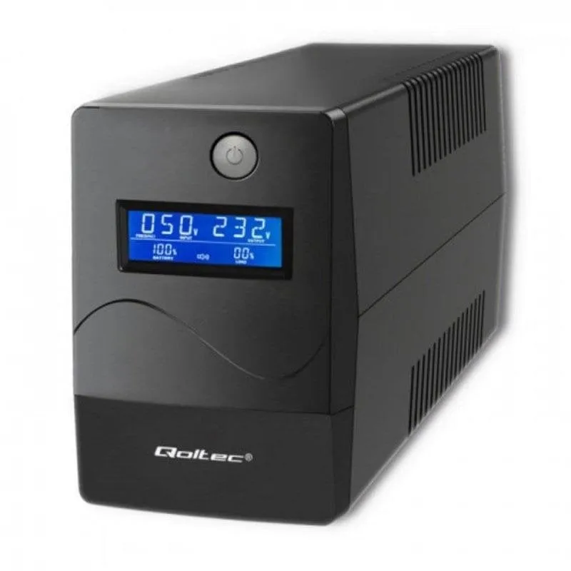 Sai Qoltec 0,45 kVA Batteria Piombo Acido Autonomia Compatto Protezione - immagine 1