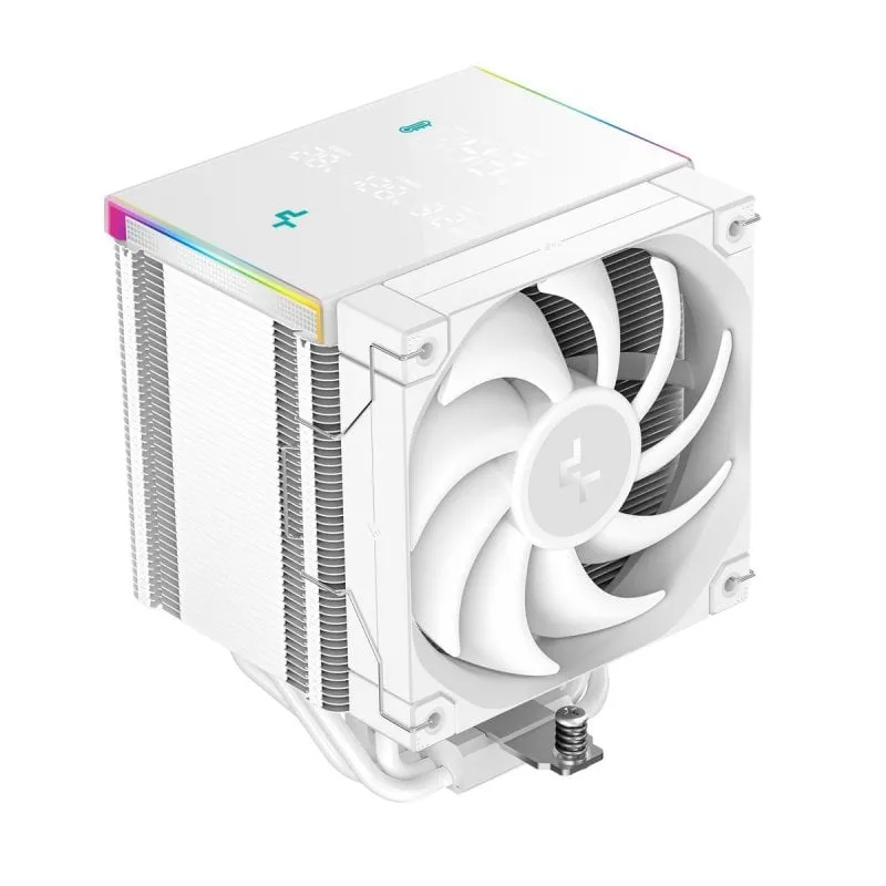 Refrigerazione Aria DeepCool Socket AM4 AM5 LGA 1200 162mm AK500 Digital Pro WH LED ARGB - immagine 1