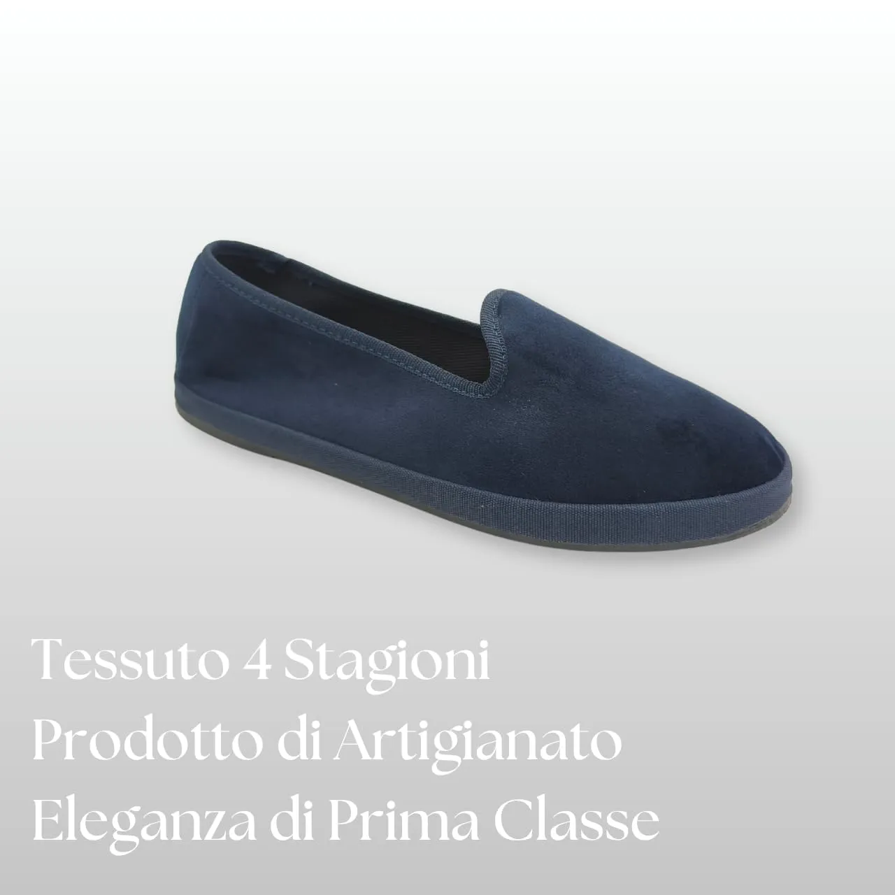 Giò Dreams Le Originali Friulane in Velluto Scarpe Fondo Carrarmato Ballerine Donna 100% Made in Italy (Blu, Sistema Taglie Calzature EU, Adulto, Donna, Numero, Media, 37) - immagine 4
