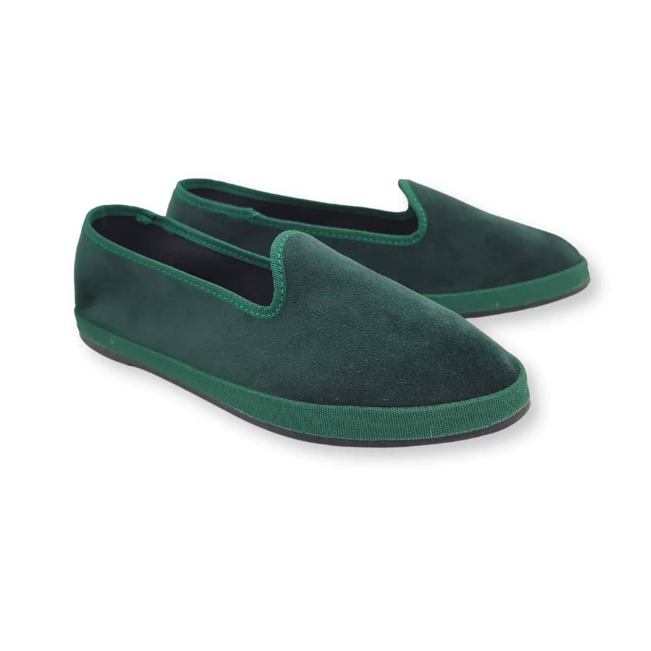 Giò Dreams Le Originali Friulane in Velluto Scarpe Fondo Carrarmato Ballerine Donna 100% Made in Italy (Verde Bottiglia, Sistema Taglie Calzature EU, Adulto, Donna, Numero, Media, 40) - immagine 1