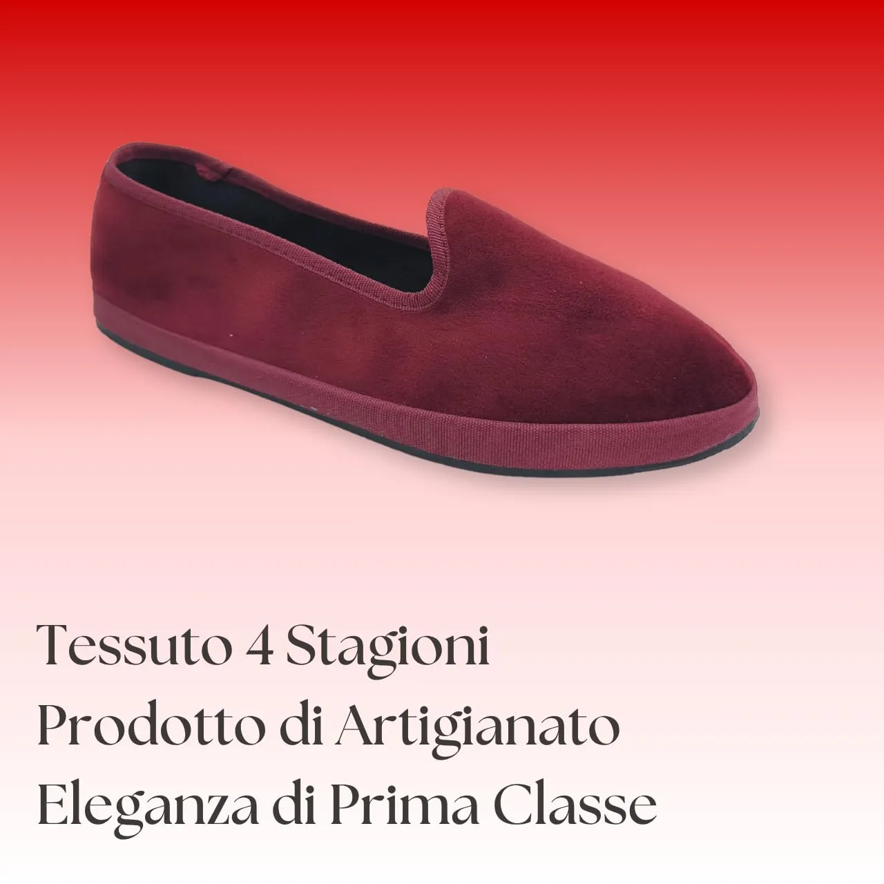 Giò Dreams Le Originali Friulane in Velluto Scarpe Fondo Carrarmato Ballerine Donna 100% Made in Italy (bordò, Sistema Taglie Calzature EU, Adulto, Donna, Numero, Media, 41) - immagine 4