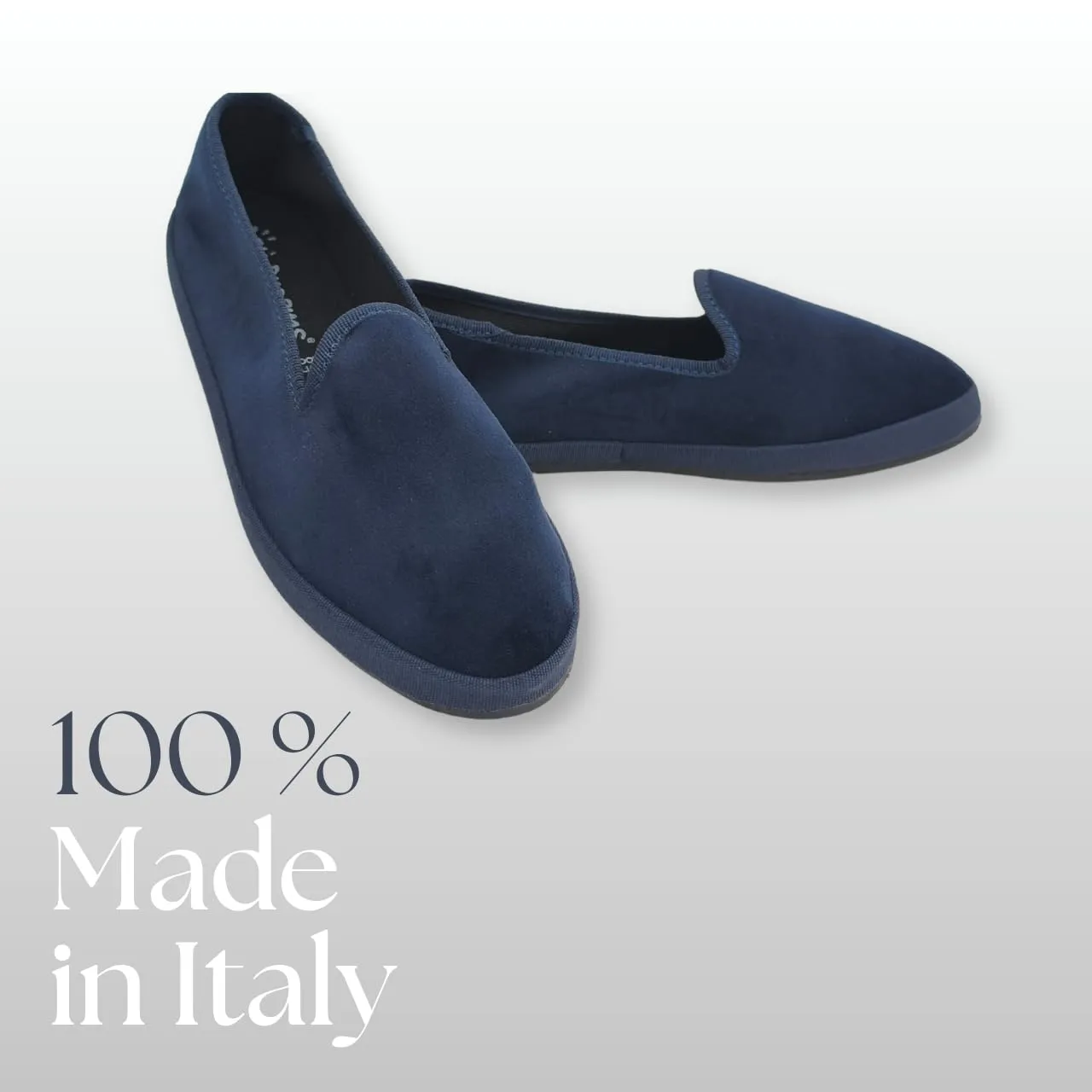 Giò Dreams Le Originali Friulane in Velluto Scarpe Fondo Carrarmato Ballerine Donna 100% Made in Italy (Blu, Sistema Taglie Calzature EU, Adulto, Donna, Numero, Media, 40) - immagine 5