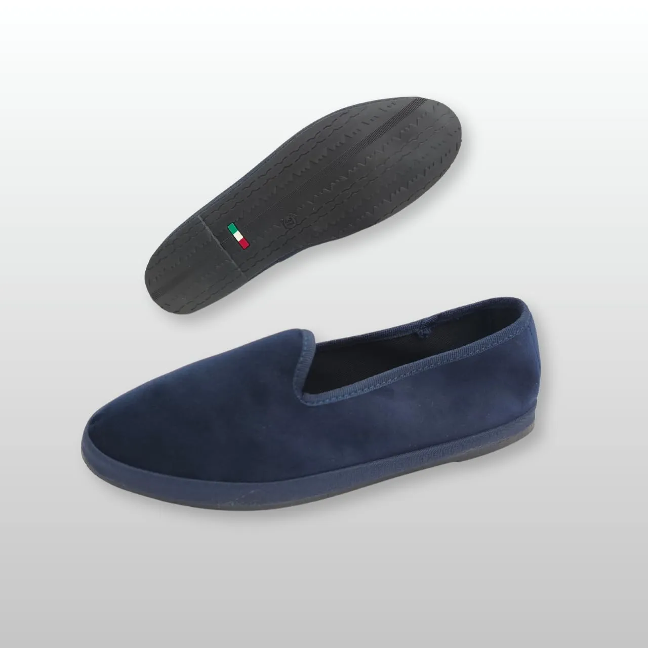 Giò Dreams Le Originali Friulane in Velluto Scarpe Fondo Carrarmato Ballerine Donna 100% Made in Italy (Blu, Sistema Taglie Calzature EU, Adulto, Donna, Numero, Media, 36) - immagine 3