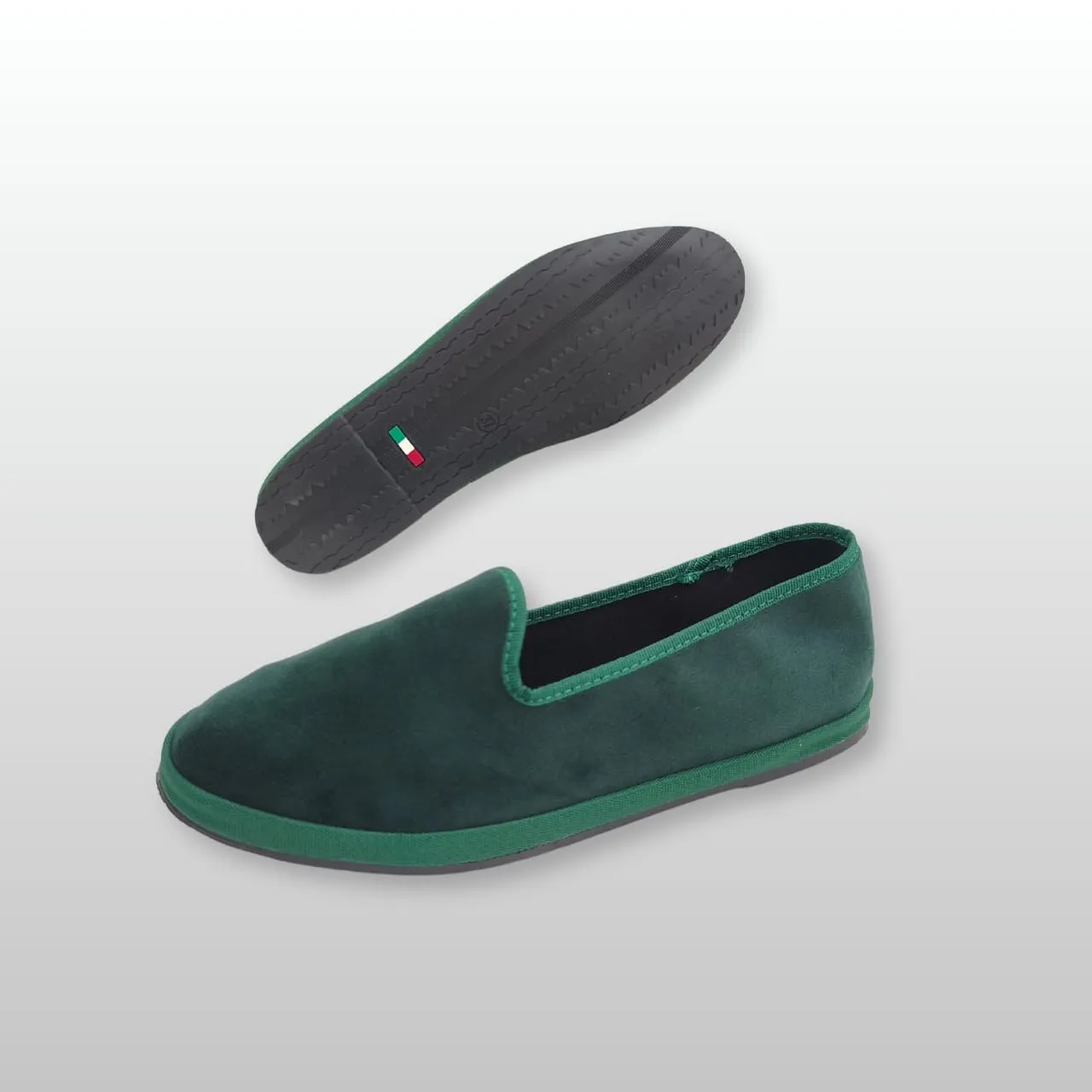 Giò Dreams Le Originali Friulane in Velluto Scarpe Fondo Carrarmato Ballerine Donna 100% Made in Italy (Verde Bottiglia, Sistema Taglie Calzature EU, Adulto, Donna, Numero, Media, 41) - immagine 3