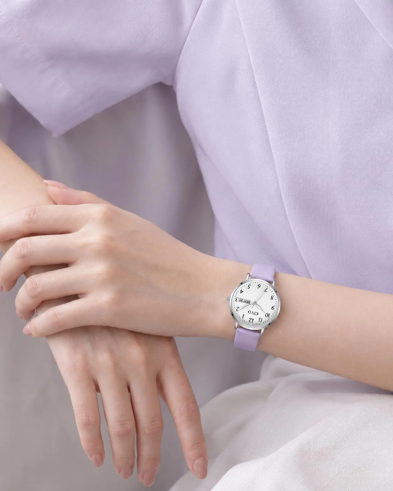 CIVO Orologio Donna Facile Lettura: Analogico 35mm Quadrante Grande Numeri - immagine 3