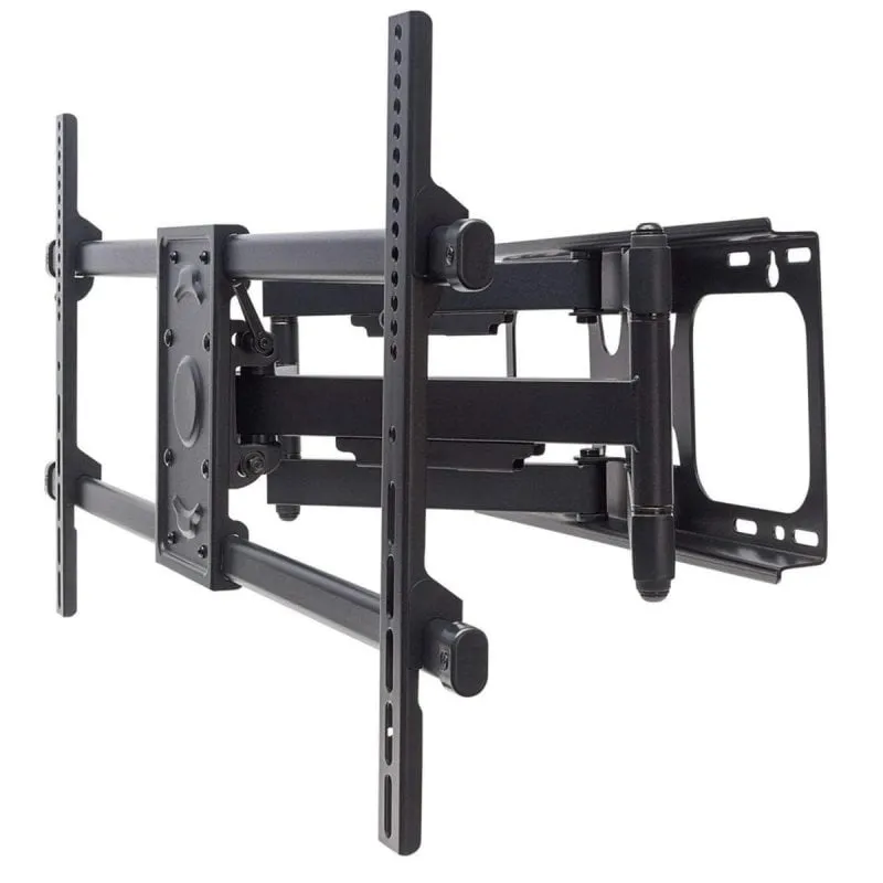 Supporto TV Manhattan 461451 a muro articolato 37"-90" max 75 kg acciaio nero - immagine 1