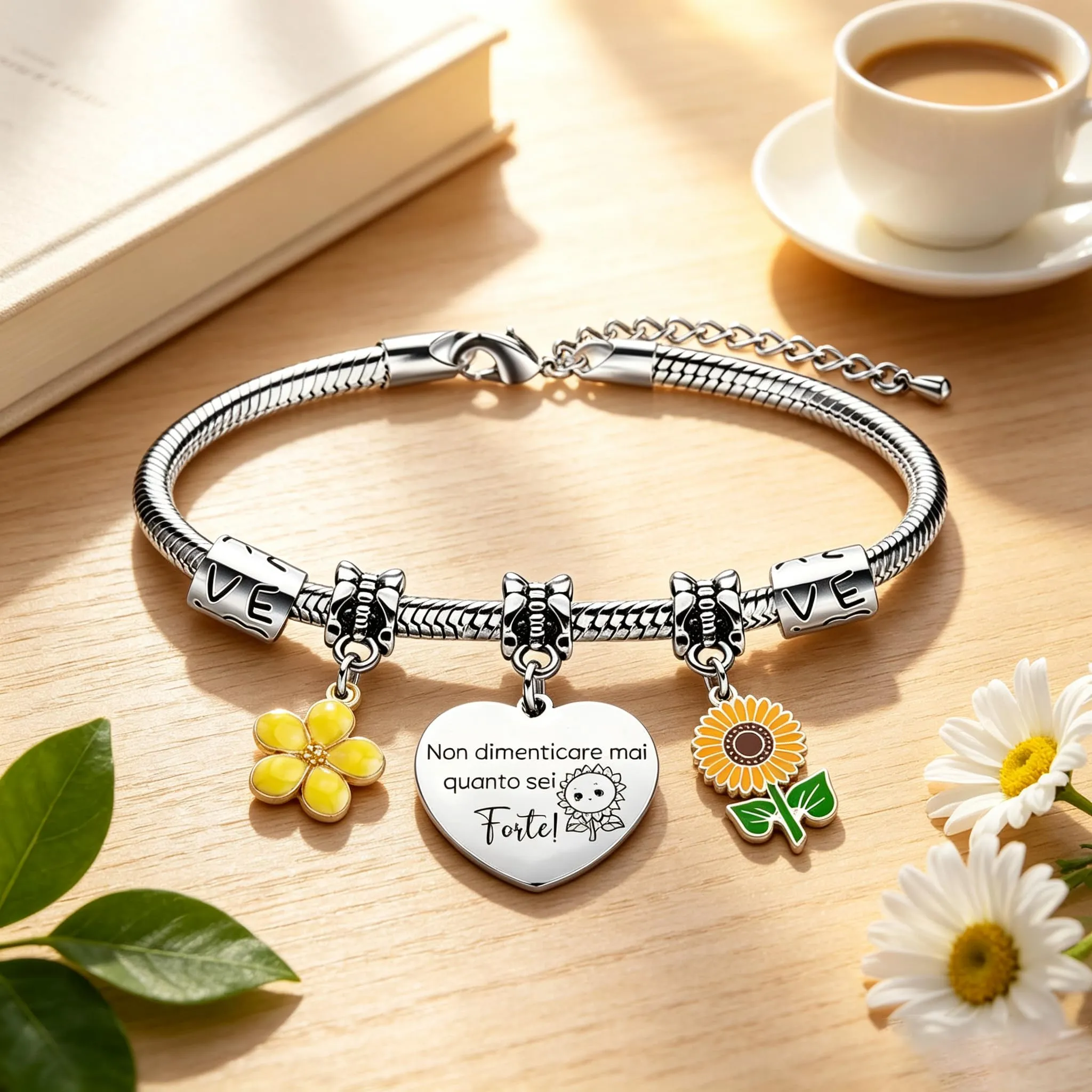 GUOYU Bracciale Amicizia Regali Per Ragazze Bracciali Per Migliore Amica Regalo di Laurea Regalis Natale Migliori Amiche Regali per la Moglie Fidanzata Sorella Compagno Classe Natale (7) - immagine 2