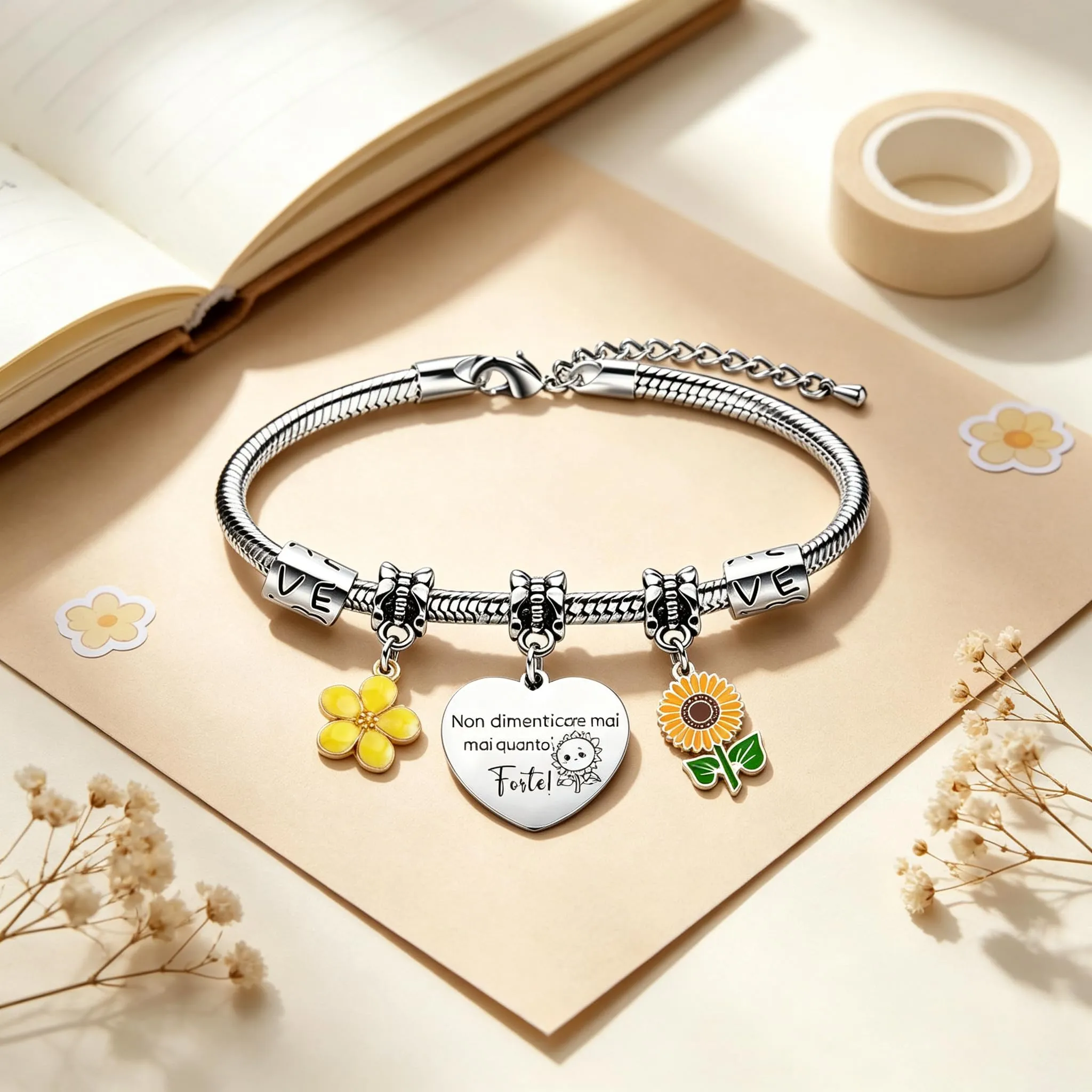 GUOYU Bracciale Amicizia Regali Per Ragazze Bracciali Per Migliore Amica Regalo di Laurea Regalis Natale Migliori Amiche Regali per la Moglie Fidanzata Sorella Compagno Classe Natale (7) - immagine 5