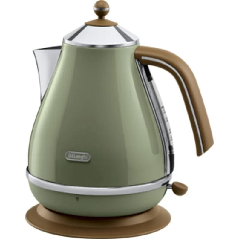 Bollitore DeLonghi KBOV 2001.GR 1.7 L 2000 W Verde Acciaio Inox - immagine 1