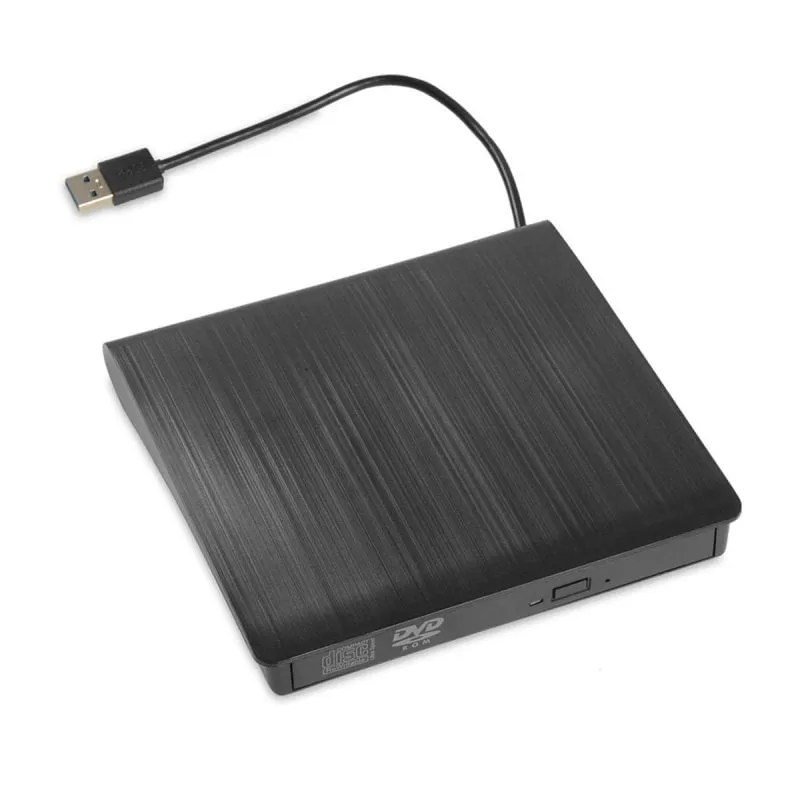 Unità ottica iBox IED02 DVD-ROM USB 3.2 Gen 1 portatile/desktop nera - immagine 1