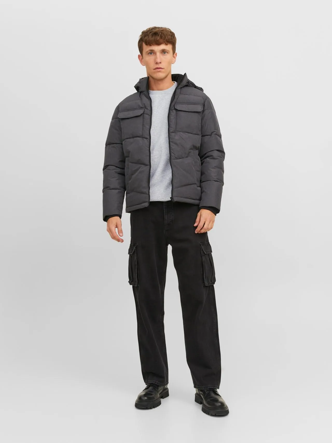 Felpa Semplice Grigio 3x_l - immagine 3