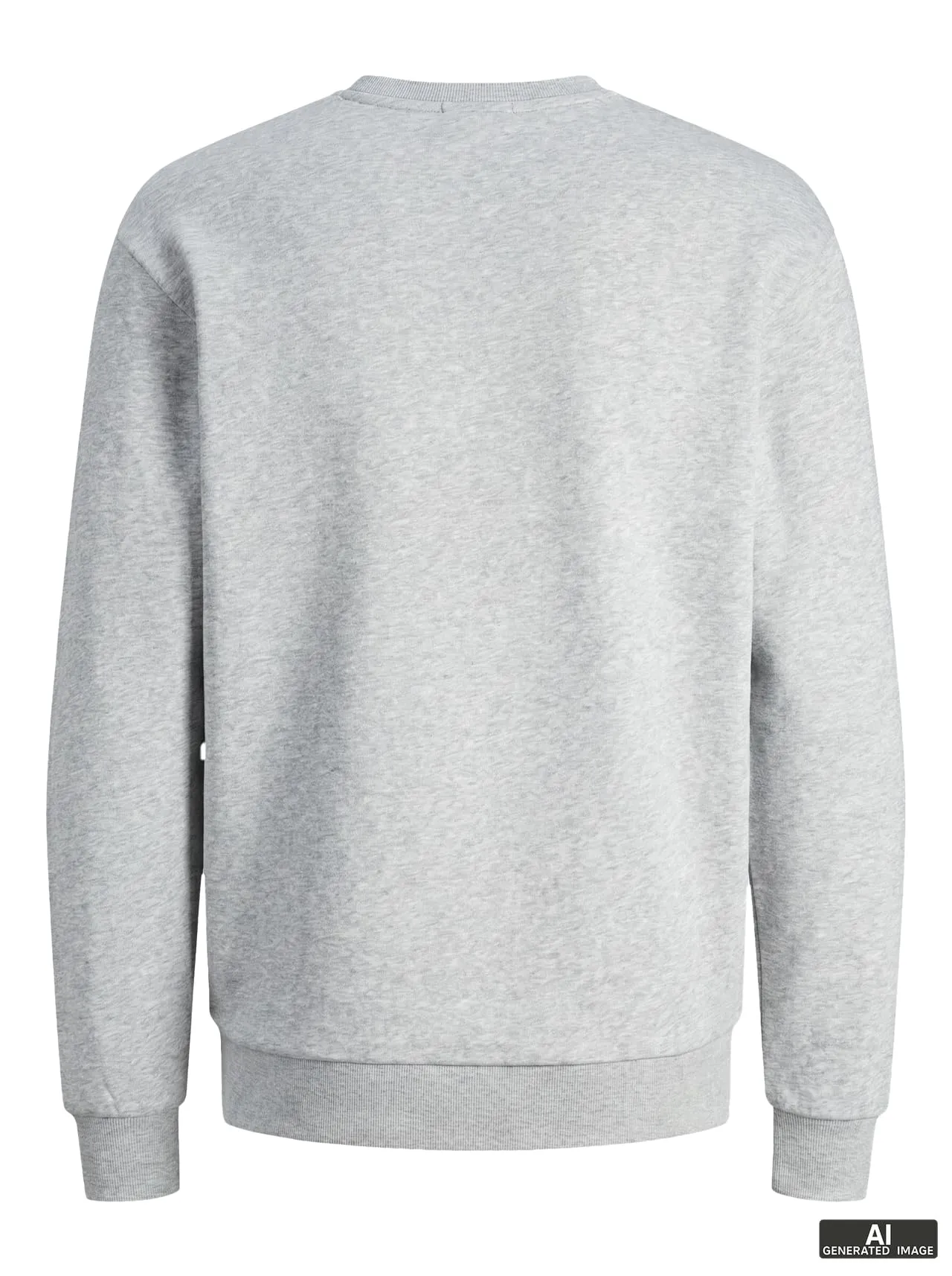 Felpa Semplice Grigio 3x_l - immagine 4