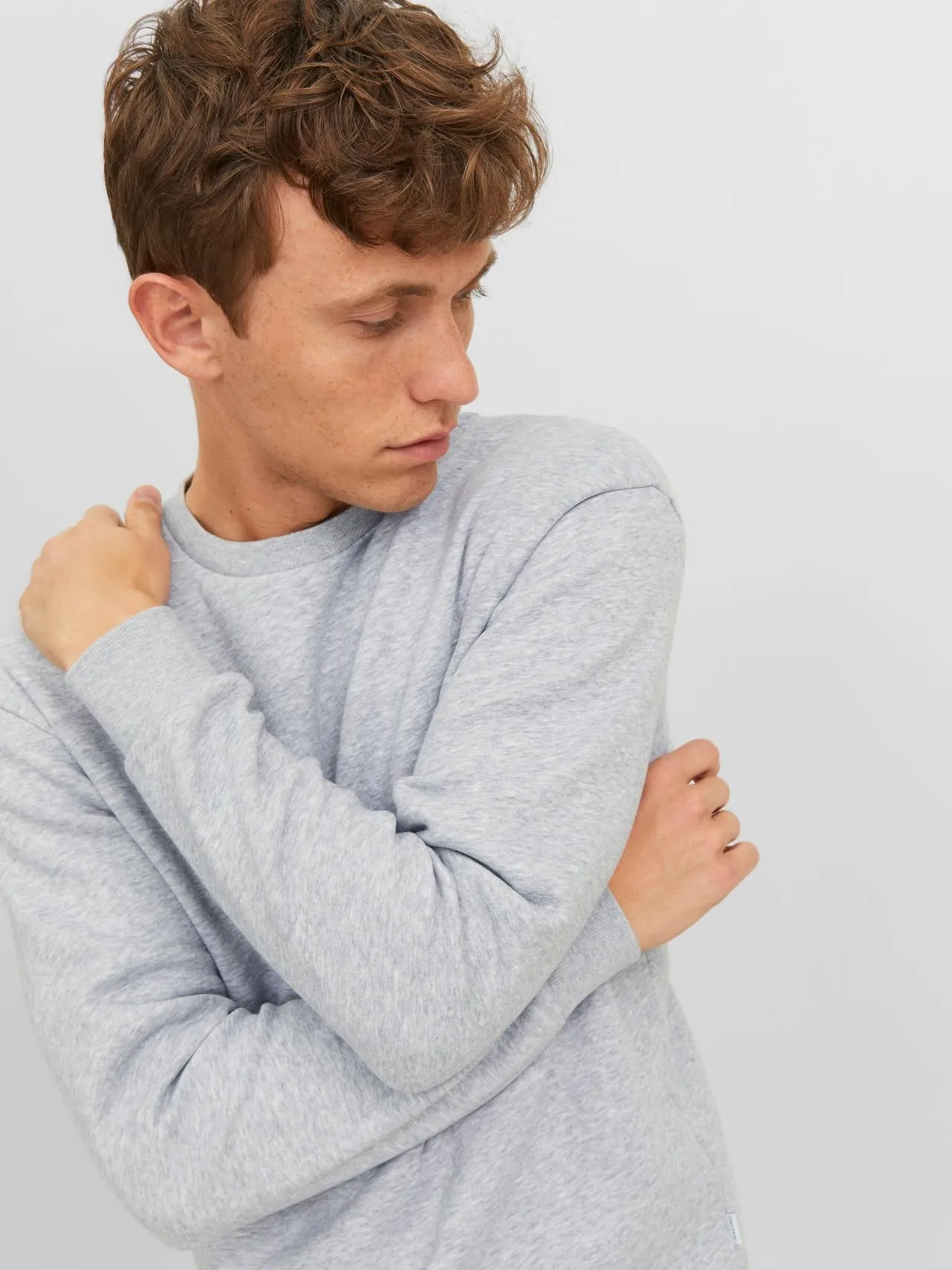Felpa Semplice Grigio 3x_l - immagine 7
