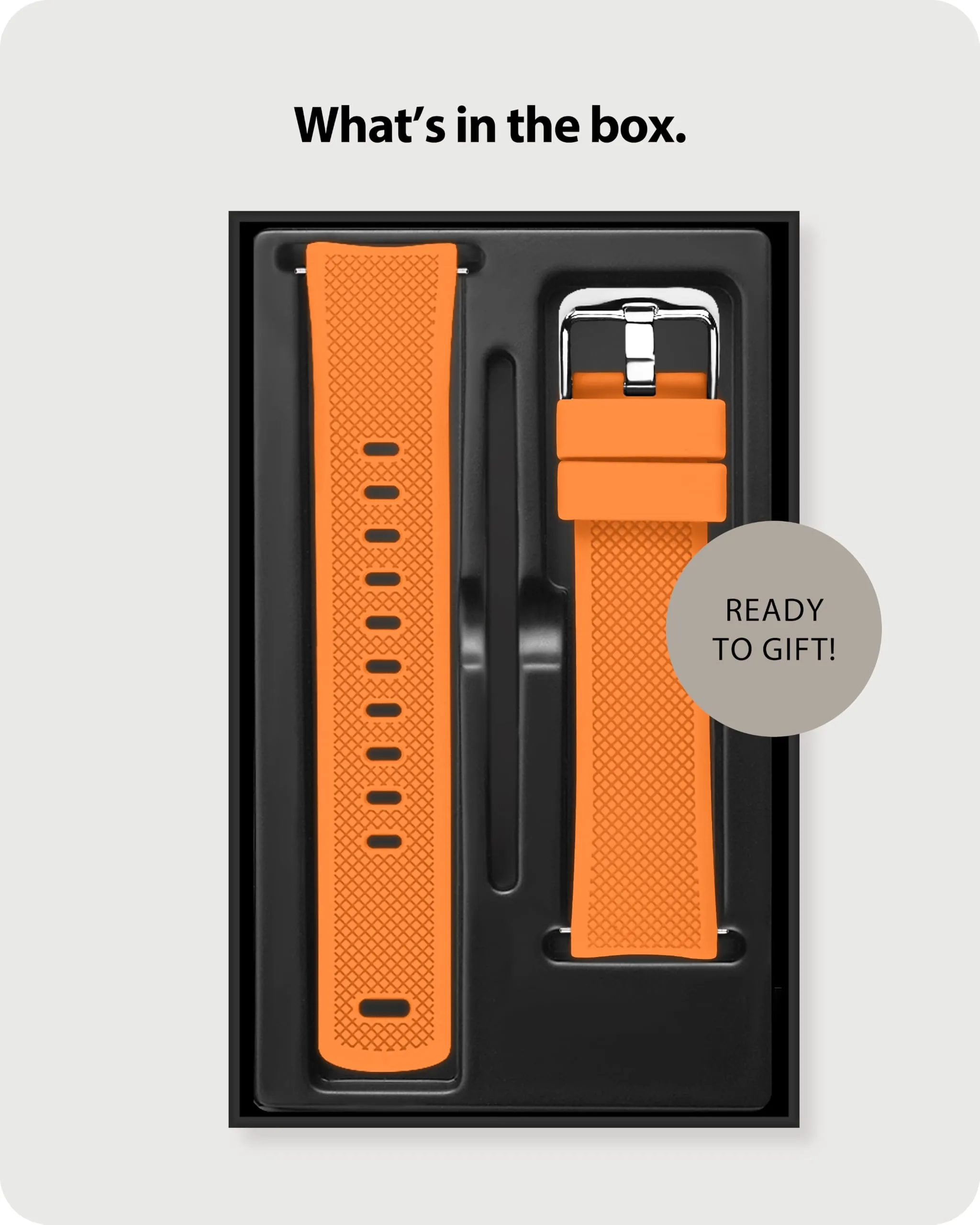 Fullmosa Cinturino 22mm Silicone per Orologio e Smartwatch, Sgancio Rapido - immagine 8