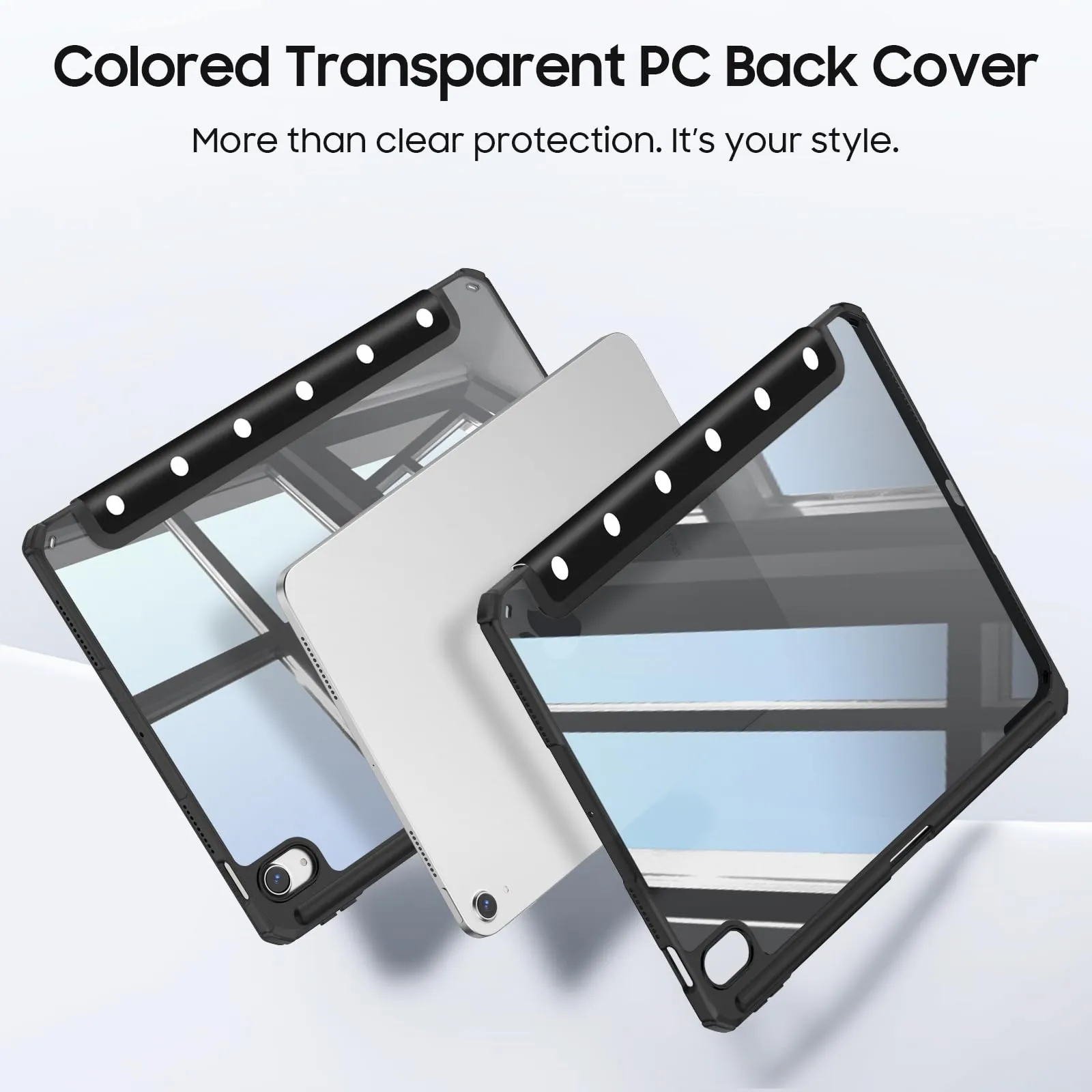 FINTIE Cover per iPad Air 11" M4/M3/M2 (2026-2024)/iPad Air 5a&4a Gen 10,9" (Pois Bianco) - immagine 5