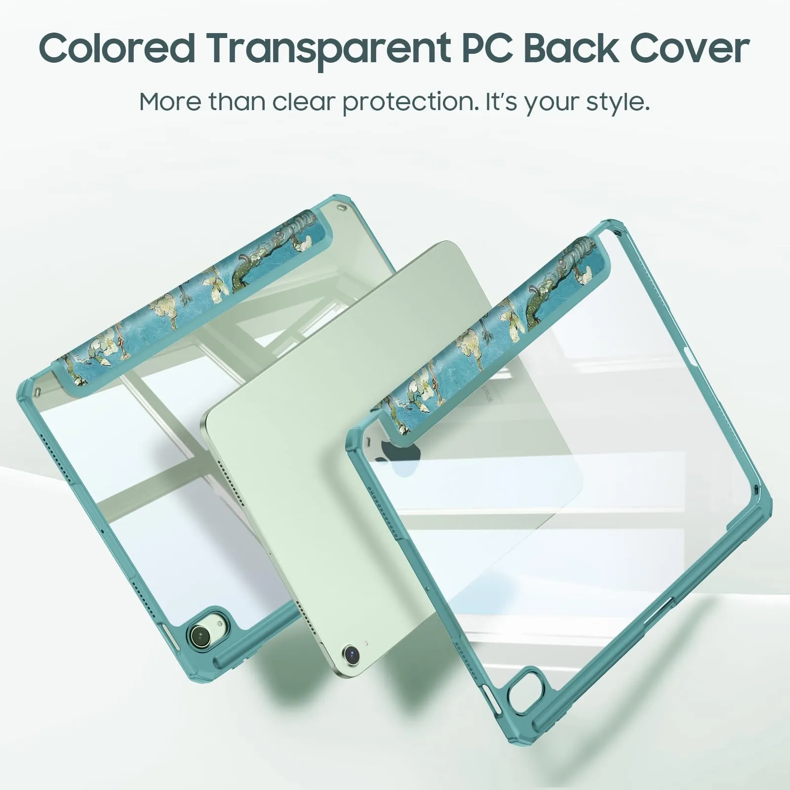FINTIE Cover per iPad Air 11" M4/M3/M2 (2026-2024)/iPad Air 5a&4a Gen 10,9" (Z-Blossom) - immagine 3