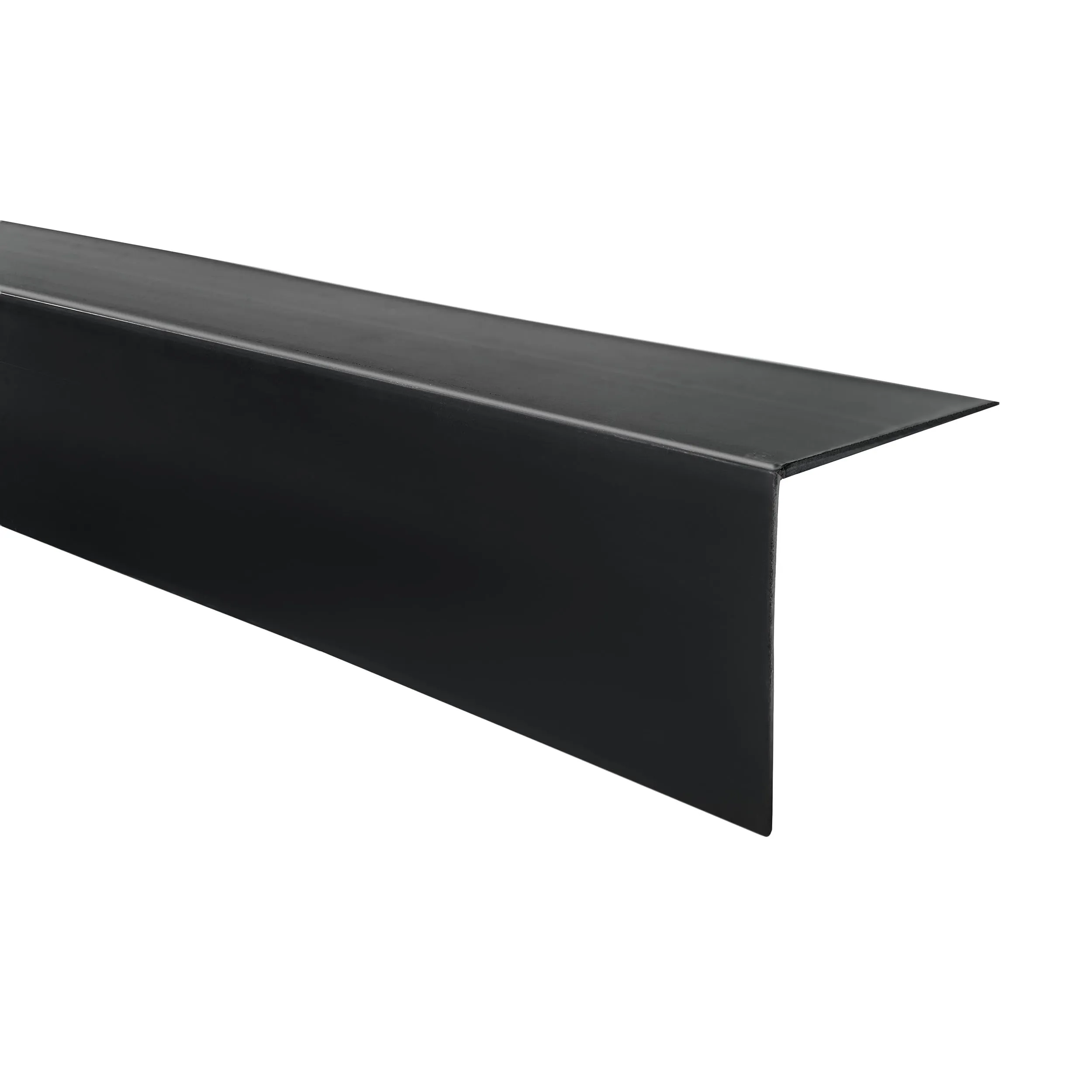 Quest Profilo Angolare PVC 10x10 mm Senza Forare - Nero, 100 cm - immagine 1