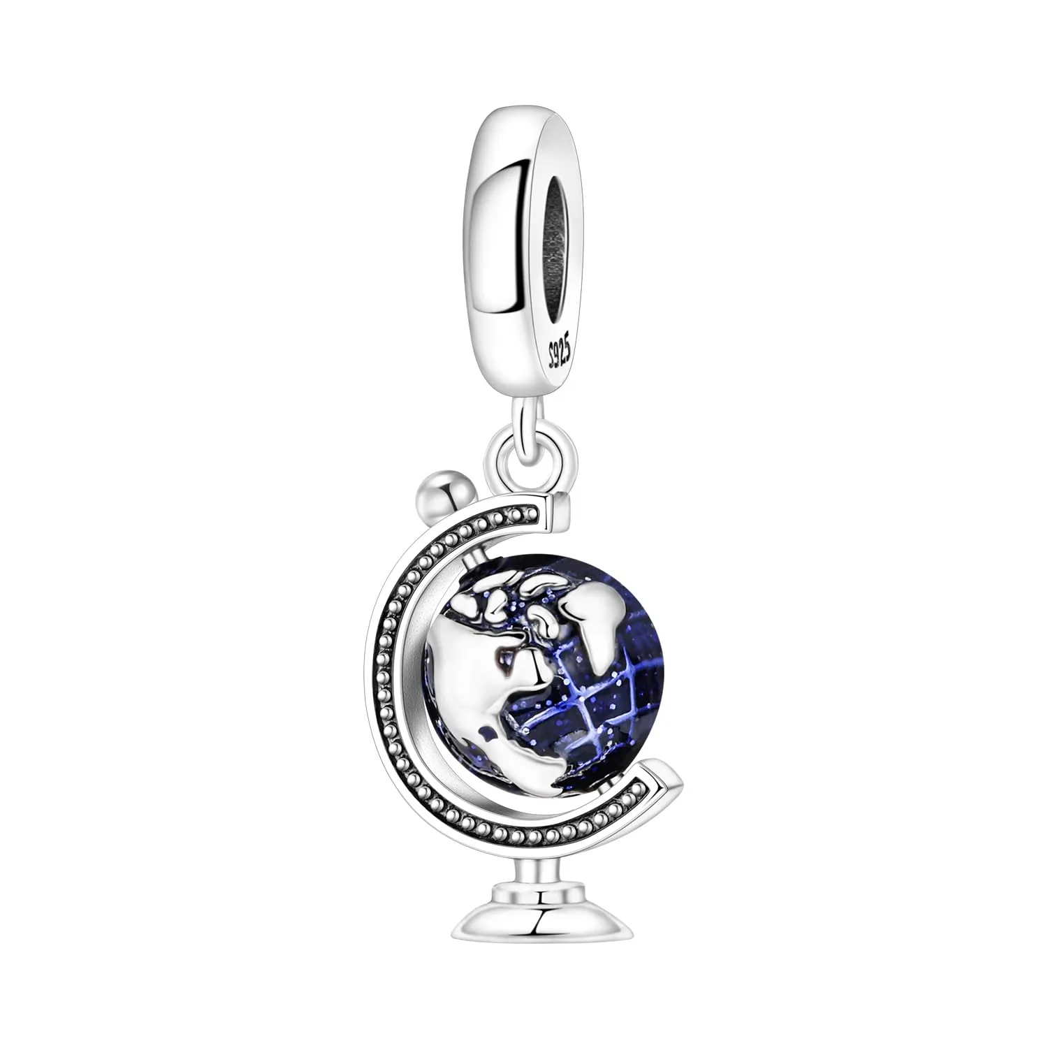 PANPOKI Ciondolo in argento Sterling 925 a forma di gatto, cane ed elefante, perline e charm per bracciali e collane europei, da donna, S925, gioielli a forma di animale, idea regalo - immagine 1